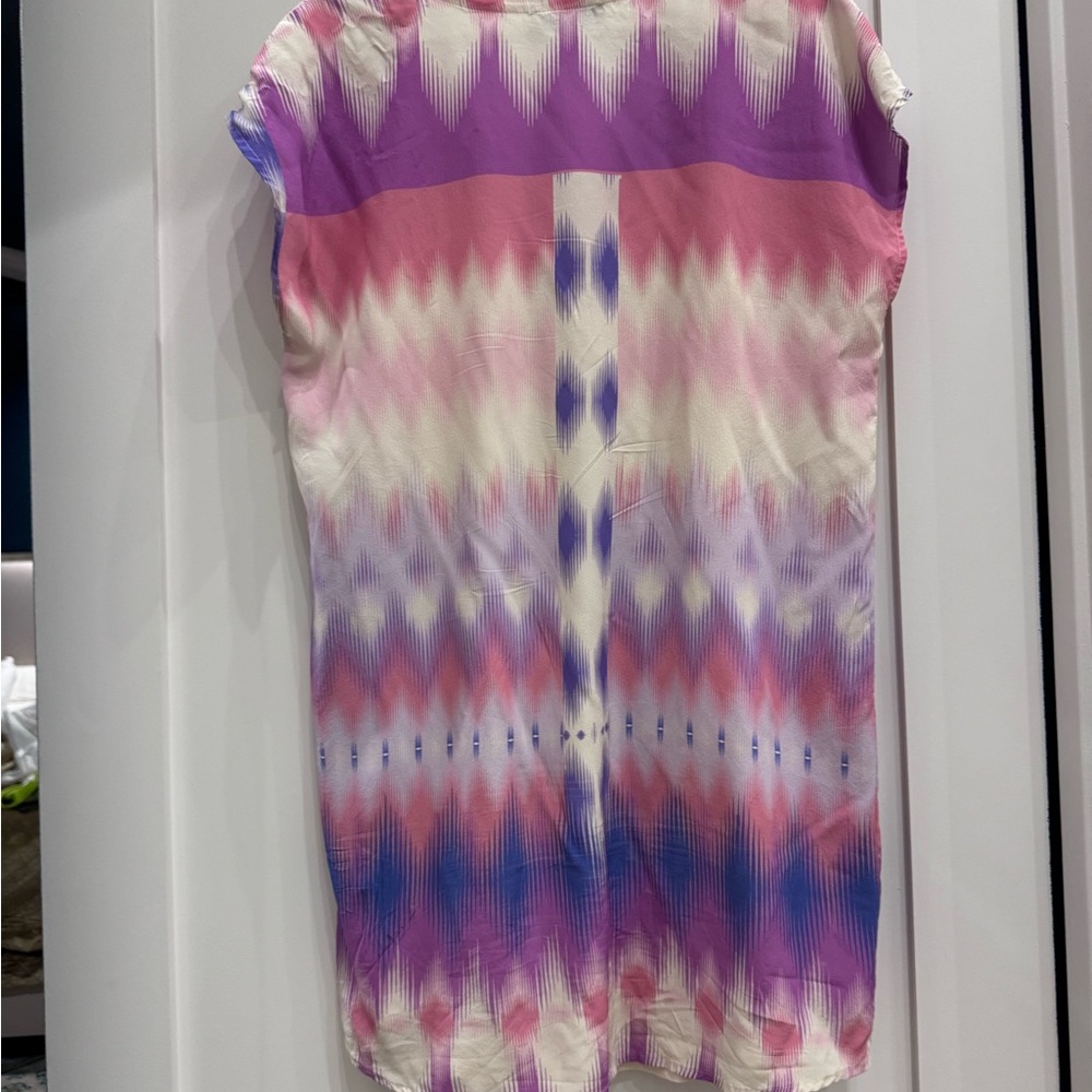 Women's Tie-Dye Dress in Purple and Pink - Picture 2 of 3